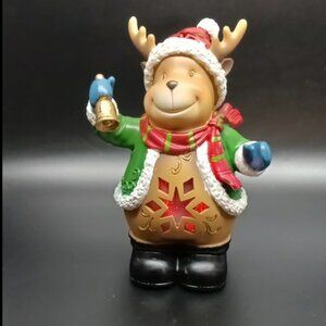 Christmas Figurines Night Lights Santa, Reindeer